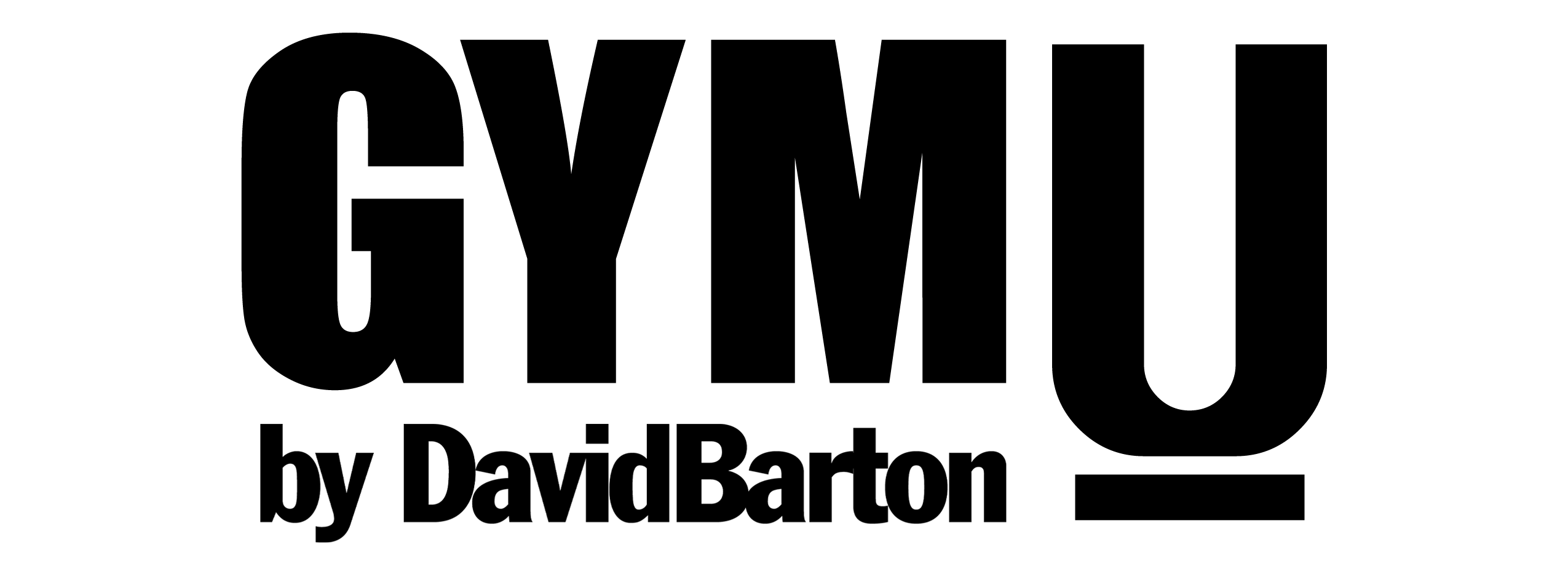 GymU Logo - Black
